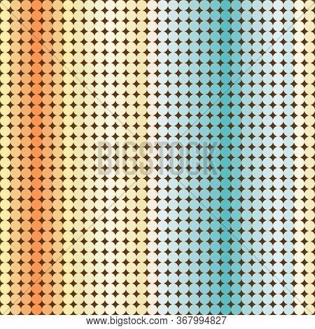 Seamless Pattern Of Multicolored Circles On A Solid Background