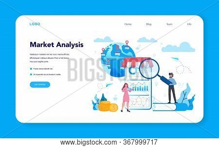 Trendwatcher Web Banner Or Landing Page. Specialist In Tracking