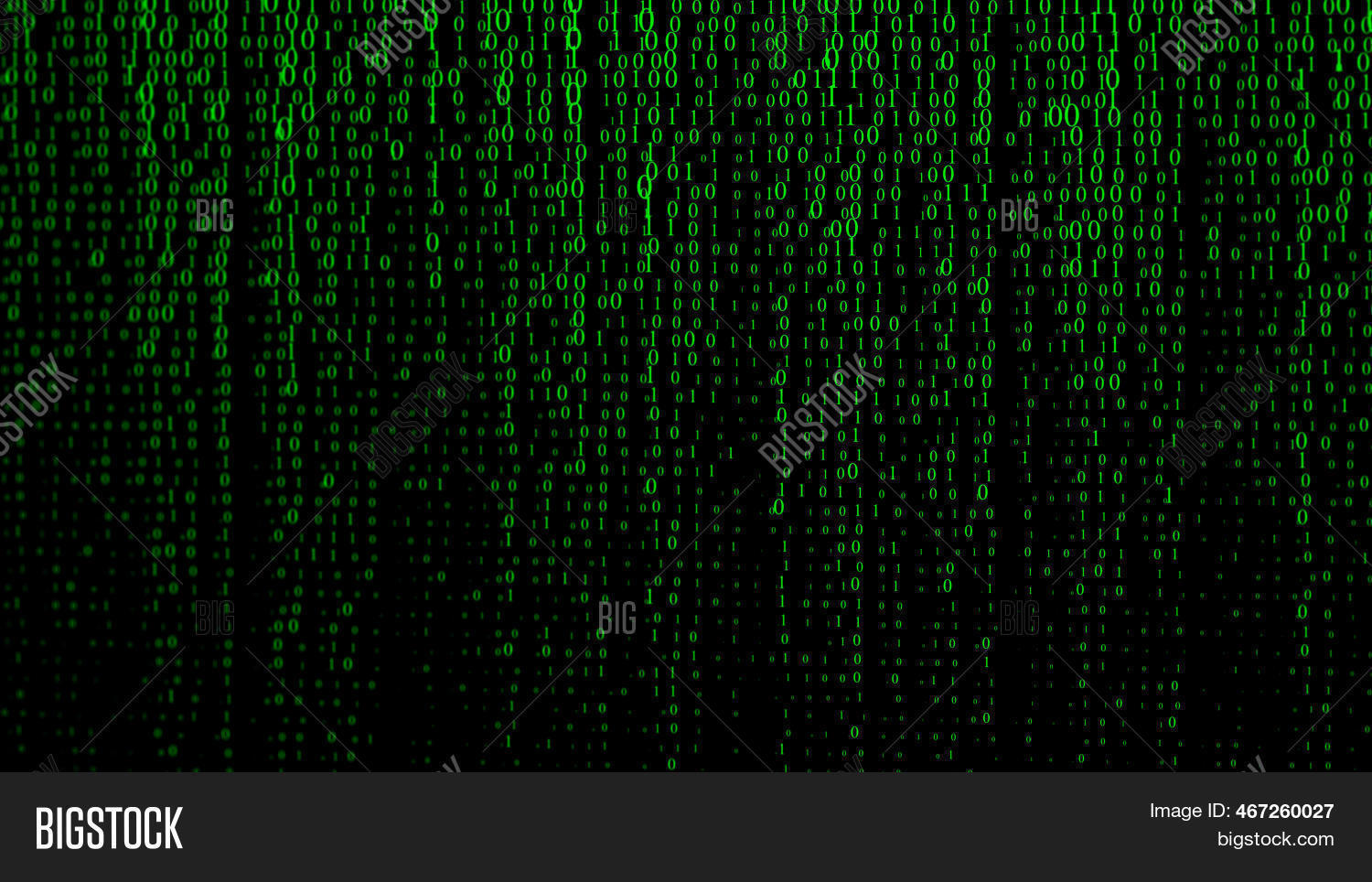 Falling Digits Binary Image & Photo (Free Trial) | Bigstock