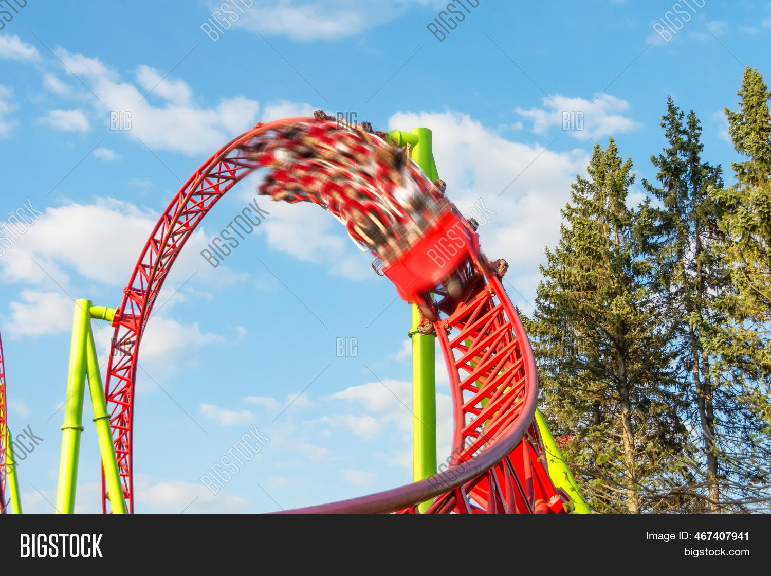 Inverted Ride Cart Amusement Cart Makes Image & Photo (Free Trial) | Bigstock