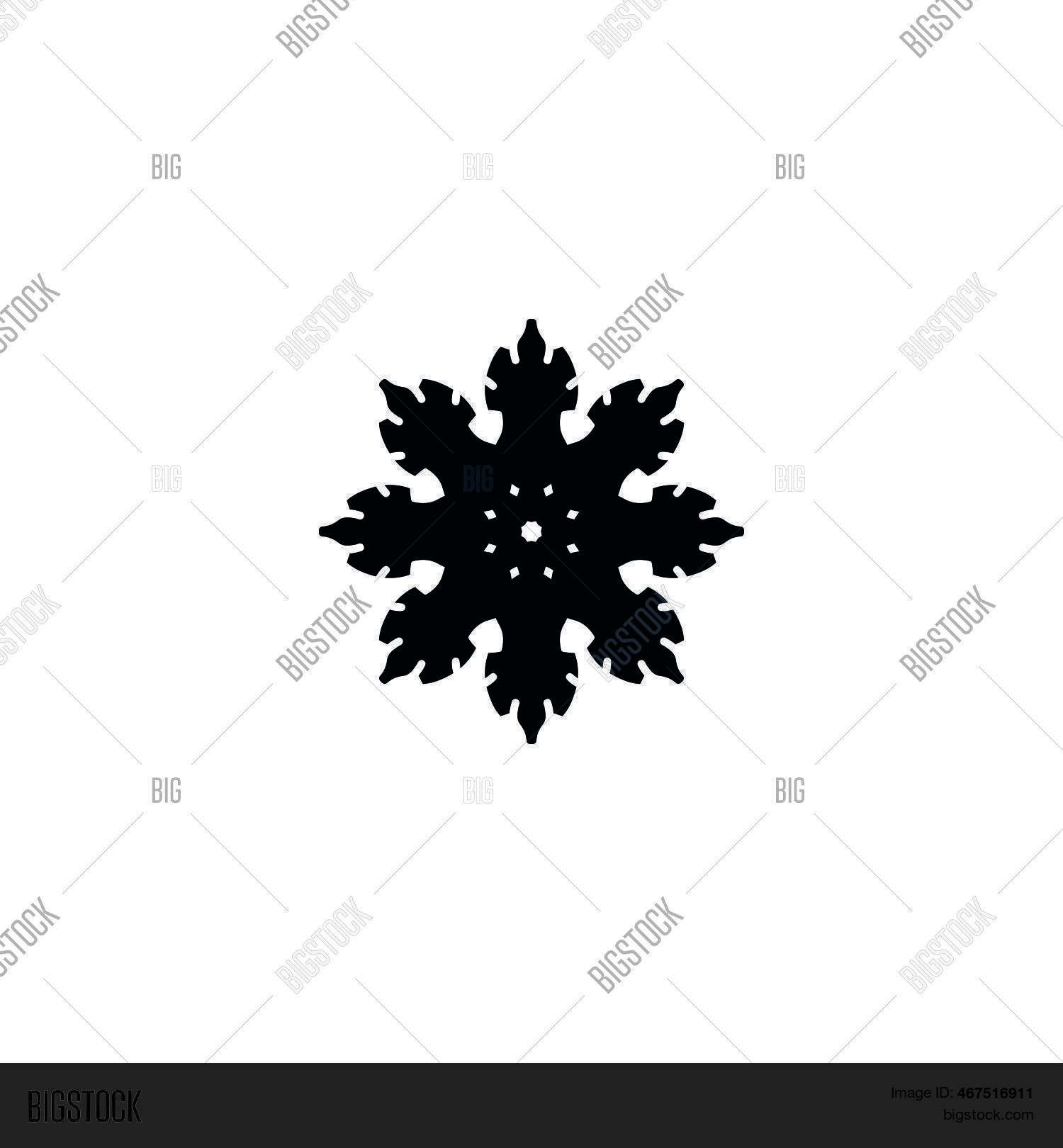 Snow Simple Icon Snow Icon. Simple Vector & Photo (Free Trial) | Bigstock