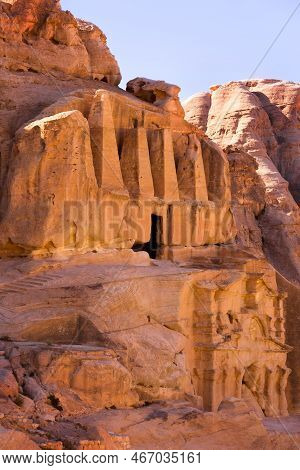 Petra, Jordan Obelisk Tomb Bab El-siq Triclinium Near The Entrance