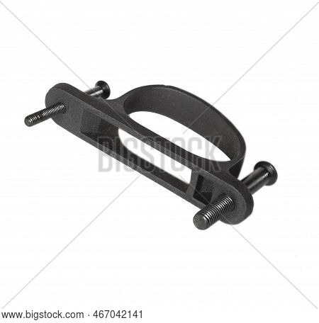 Removed Rifle Trigger Guard Isolated On A White Background