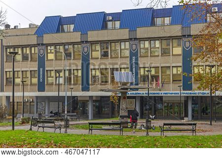 Belgrade, Serbia - November 20, 2022: Business And Arts Academy School Of Applied Studies Bapuss At 