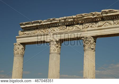 Laodicea On The Lycus Ancient City In Denizli City, Turkiye