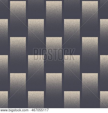 Tiles Geometric Structure Dot Work Classy Seamless Pattern Vector Abstract Background. Trendy Dotted