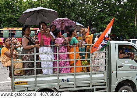 Kolkata, West Bengal, India - 21st July 2022 : All India Trinamool Congress Party, Aitc Or Tmc, At E