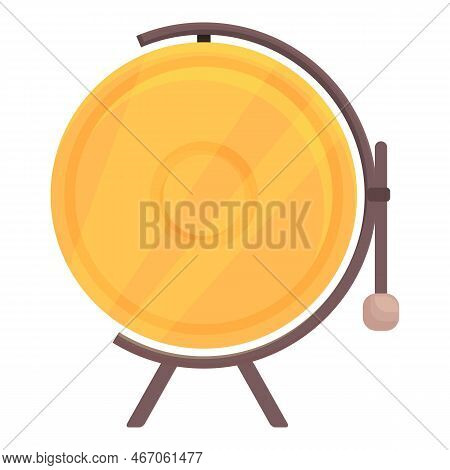 Gold Boxing Boom Icon Cartoon Vector. Sport Box. Game Victory