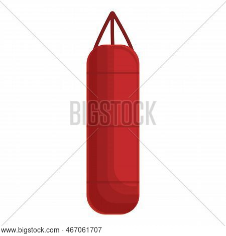 Boxing Bag Icon Cartoon Vector. Sport Award. Victory Boxer