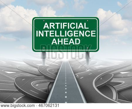 Ai Artificial Intelligence And Computer Vision As Future Ai Technology Symbol Concept As Personal Da