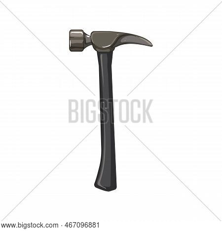 Repair Hammer Tool Cartoon. Repair Hammer Tool Sign. Isolated Symbol Vector Illustration