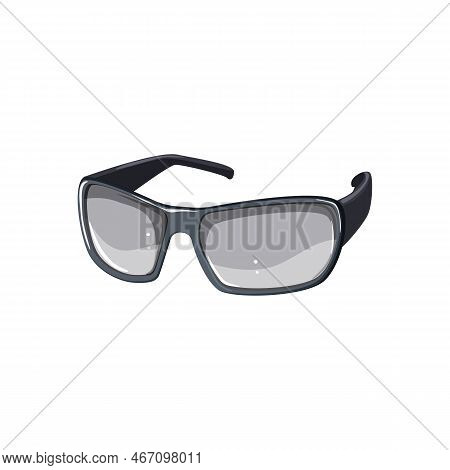 Worker Safety Glasses Cartoon. Worker Safety Glasses Sign. Isolated Symbol Vector Illustration