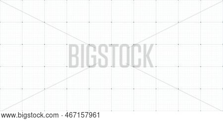 Millimeter Graph Paper Grid Seamless Pattern. Abstract Geometric Squared Background. Line Pattern Fo