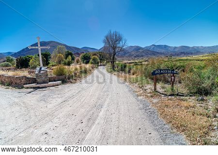 The Famous Road 40 In The Argentine Andes Of South America