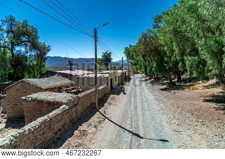The Village Of La Poma In Argentina In The Andes Of South America