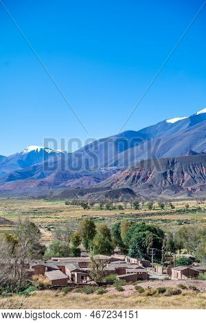 The Mountain Village Of La Poma In The Argentine Andes