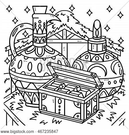 A Cute And Funny Coloring Page Of A Gifts Of The Magi. Provides Hours Of Coloring Fun For Children. 