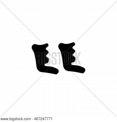 Boots Icon. Simple Style Boots Big Sale Poster Background Symbol. Boots Brand Logo Design Element. B