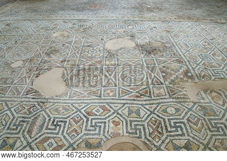 Mosaic In Laodicea On The Lycus Ancient City In Denizli City, Turkiye