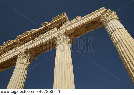Laodicea On The Lycus Ancient City In Denizli City, Turkiye