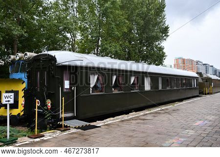 Warsaw, Poland - Jul 11: Stacja Station Railway Museum In Warsaw, Poland, As Seen On July 11, 2022. 
