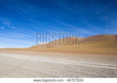 Deserto e montagna sull'Altiplano, bolivia