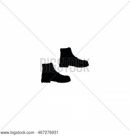 Boots Icon. Simple Style Boots Shop Big Sale Poster Background Symbol. Boots Brand Logo Design Eleme