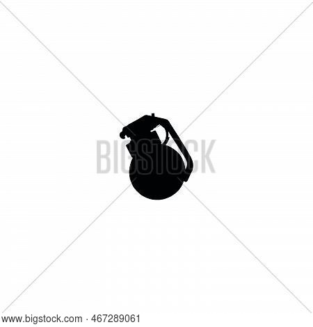 Hand Grenade Icon. Simple Style No War Poster Background Symbol. Hand Grenade Brand Logo Design Elem