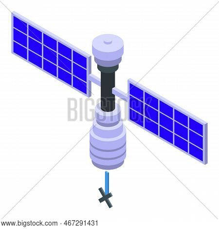 Satelitte Error Icon Isometric Vector. Lost Connection. Page Failure