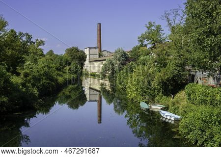 Adda River At Fara, Bergamo Province