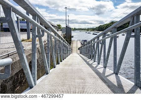 The Pier At Ballina Harbour In County Mayo - Ireland