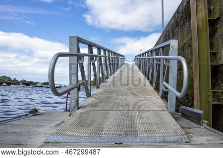 The Pier At Ballina Harbour In County Mayo - Ireland
