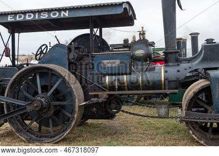 Tarrant Hinton.dorset.united Kingdom.august 25th 2022.an Aveling And Porter Class E Road Roller From