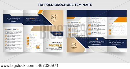 Modern Creative Business Trifold Brochure Template Design