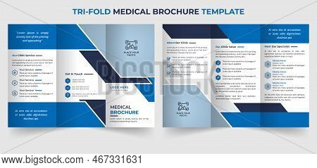 Creative Medical Healthcare Company Trifold Brochure Template