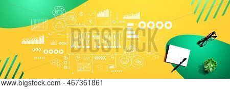 Move To Earn Theme With A Notebook And A Pen