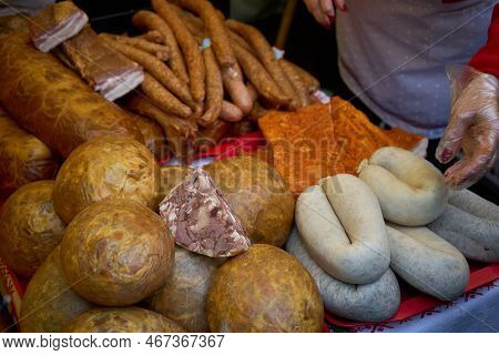 Bucharest, Romania - December 16, 2022: Food Market \