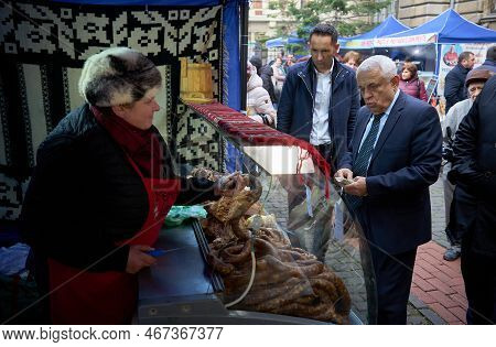 Bucharest, Romania - December 16, 2022: Romanian Minister Of Agriculture And Rural Development Petre