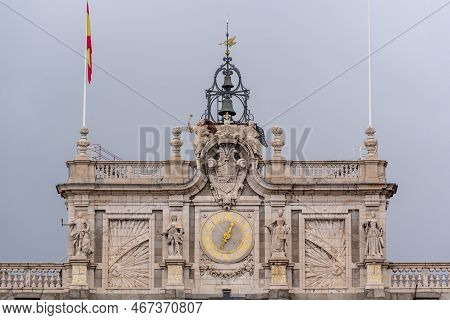 Palacio Real Royal Palace Of Madrid Official Residence Of Royal Family Of Spain On 6 December 2022