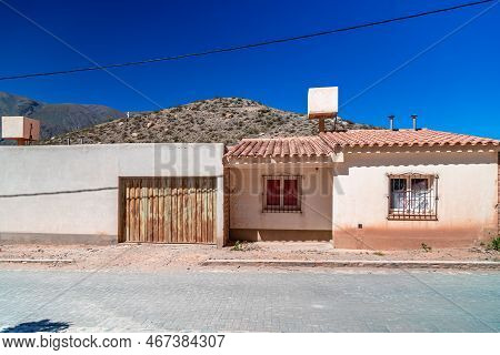 Street Of The Argentinian Village Of La Poma In The Andes