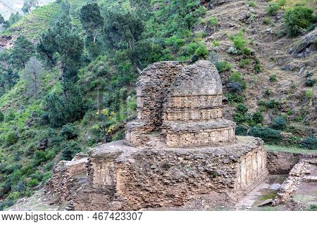 The Tokar Dara Buddhist Stupa In The Swat Valley, Pakistan