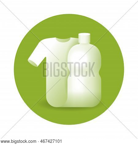 Textile Clothing Made From Recycled Materials, For Sustainable And Zero-waste Industry. Pet Bottle T