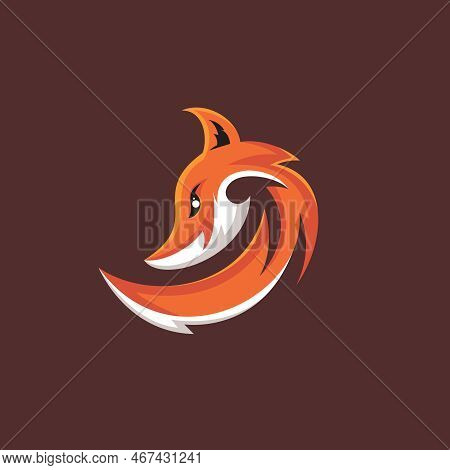 Fox Macot Logo Vector. Fox Illustration Design