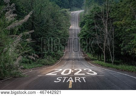 Happy New Year 2023,2023 Symbolizes The Start Of The New Year. The Letter Start New Year 2023 On The