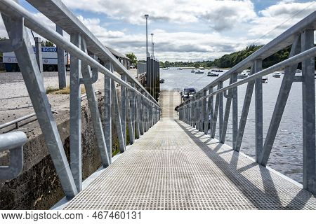 The Pier At Ballina Harbour In County Mayo - Ireland