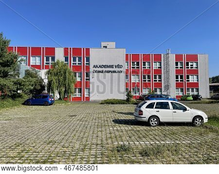 Prague, Czech Republic - July 31 2022: Building Of Czech Academy Of Sciences In Prague Prosek. The A