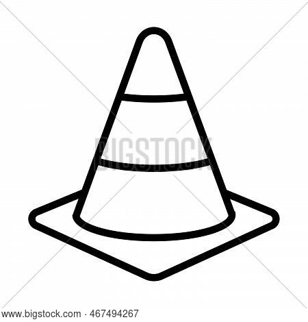 Safety Cone Icon Vector For Your Website Design, Logo, App, Ui. Vector Illustration