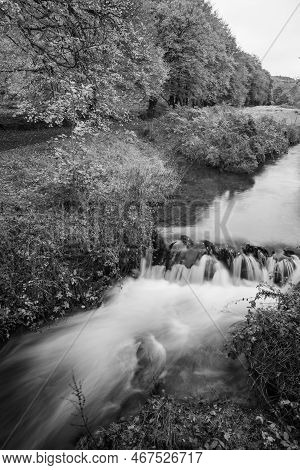 Robbers Bridge In Exmoor National Park