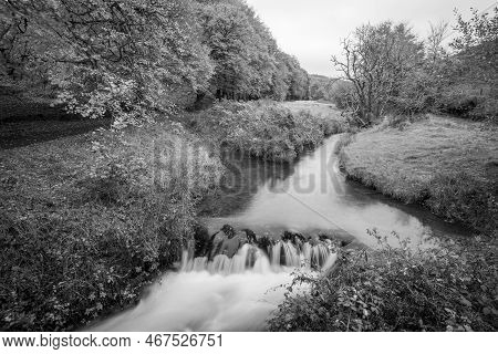Robbers Bridge In Exmoor National Park