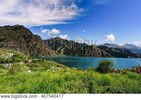 Landscape Of Tianshan Tianchi Scenic Area, Xinjiang, China